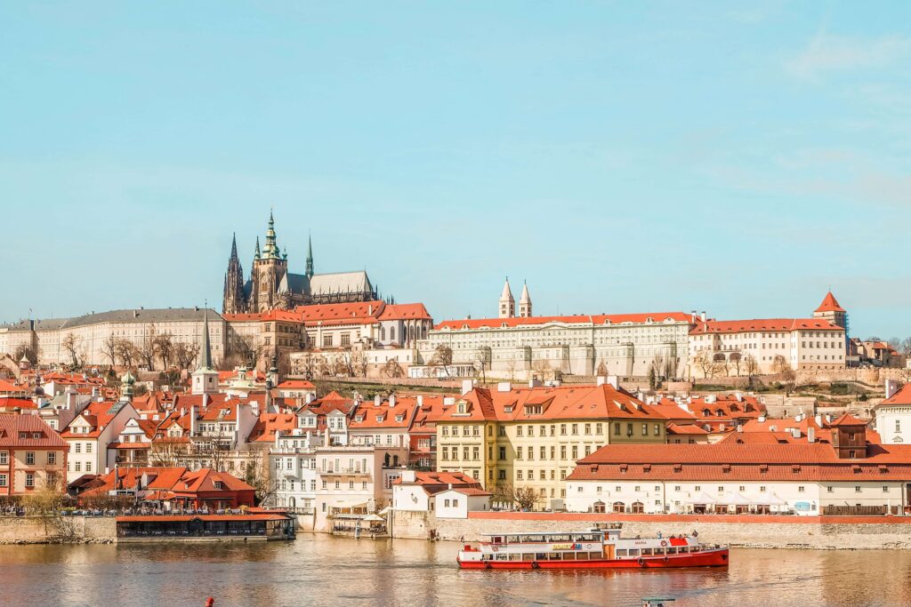 View of Prague castle